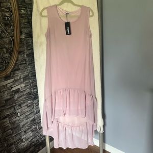 NWT woman’s Zeagoo pink dress. Size medium. $19